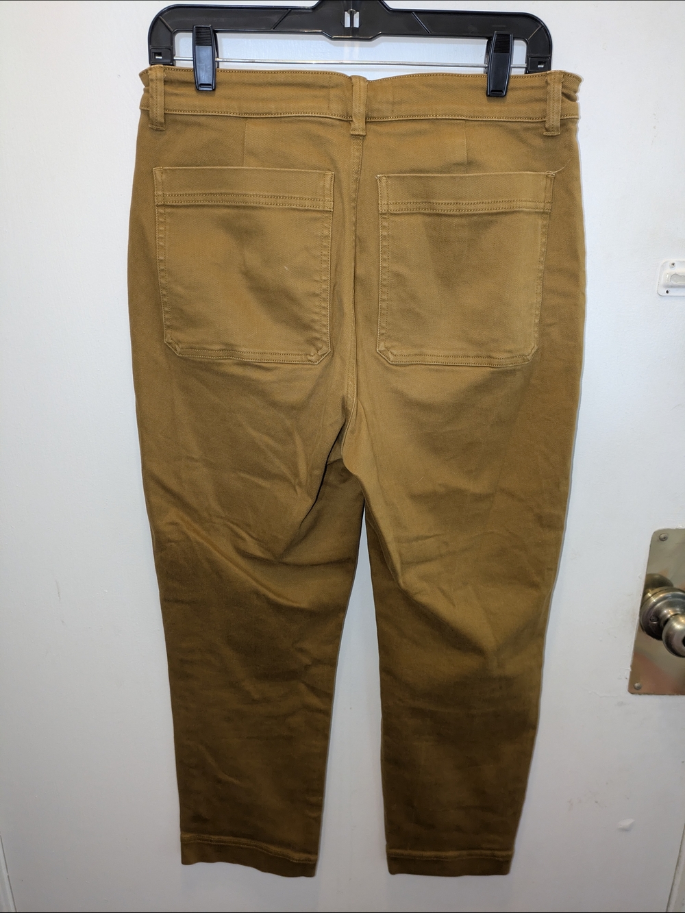 Everlane Cropped Straight Pants Golden Mustard Size 10 - Picture 8 of 8